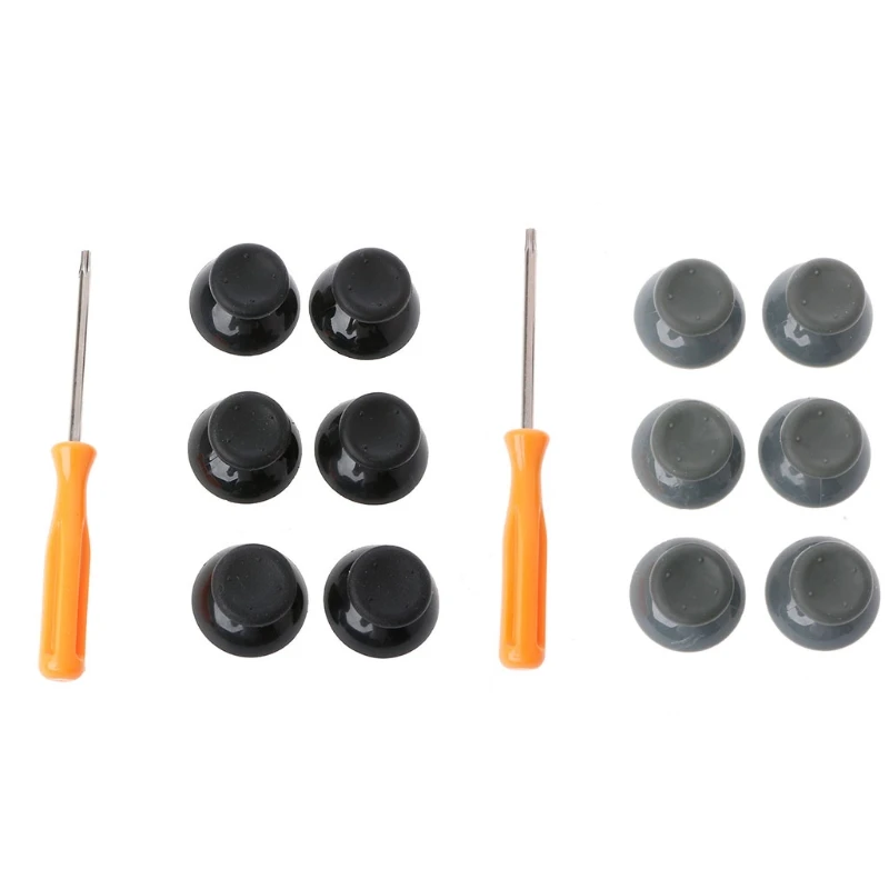 

7-In-1 3D Analog Thumb Stick Caps + T8 Screwdriver Tool For Xbox 360 Controller
