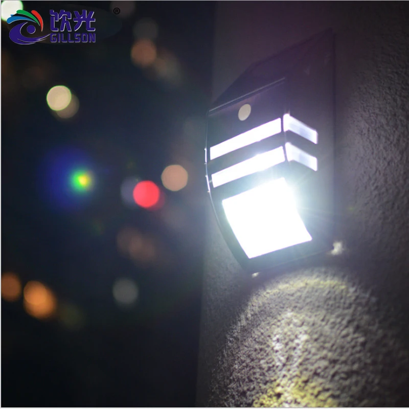 

Stainless Steel Waterproof Solar Wall Lamp Outdoor LED Induction Sensor Solar Light Garden Security Porch Fence Decorative Lamp