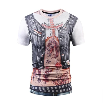 

Summer new fashion short-sleeved T-shirt 3D printing men's street clothing Cosplay Anime Costume