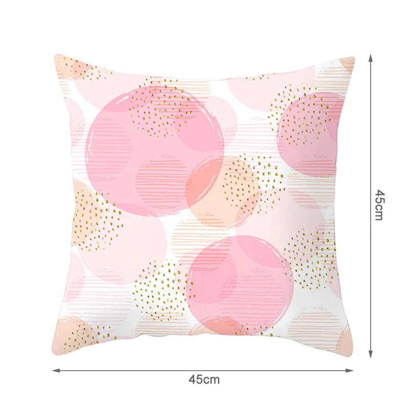 Fuwatacchi геометрический чехол для подушки с блестками декоративный чехол на подушки для домашнего дивана полиэстер Наволочки 45*45 см