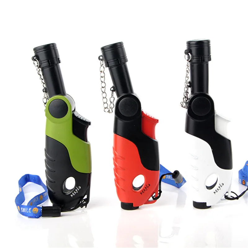 

Hot Rotatable Jet 1300-C Butane Turbo Torch Lighter NO GAS Windproof