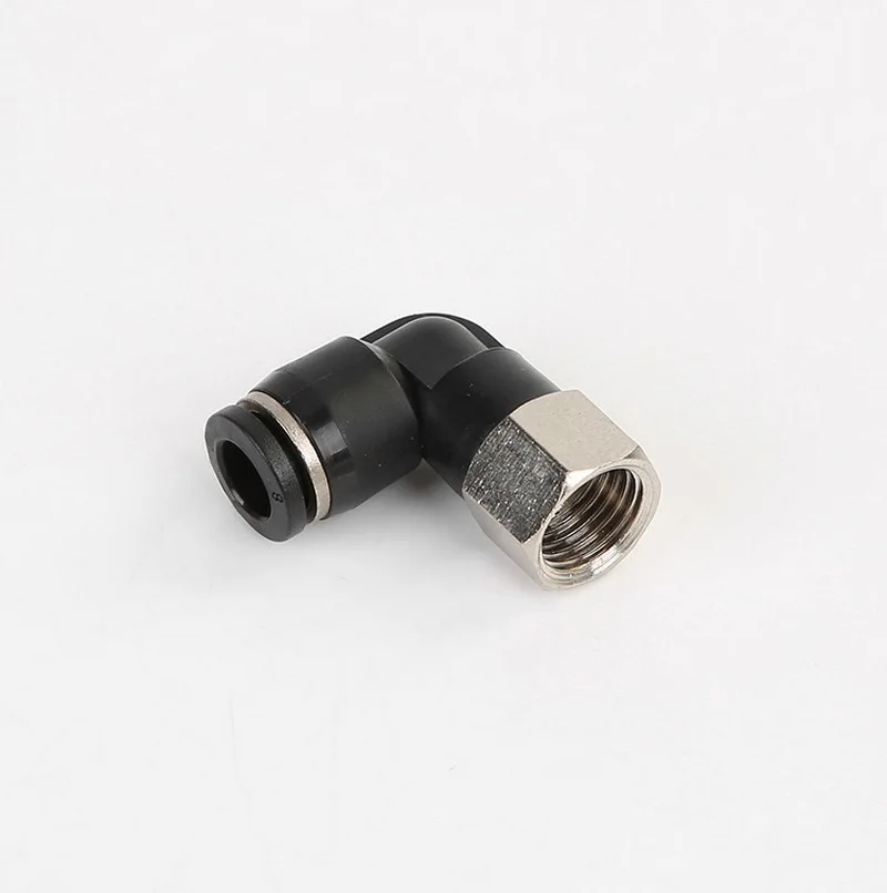 

Air Pneumatic Pipe Connector 12mm OD Hose Tube 1/8" 1/4" 3/8" 1/2" BSPT Female Thread L Shape Gas Quick Joint Fitting