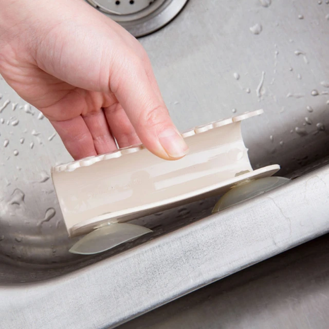 Navy Kitchen Sponge Holder