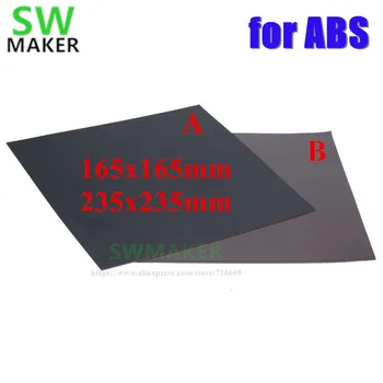 

165mm 235mm For ABS Magnetic Print Bed Tape Print Sticker Build Plate Tape Flex Plate for Creality Ender-2 / 3 / 3S 3D Printer
