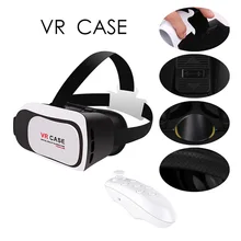 2016 newest Virtual Reality 3D Glasses VR BOX 3.0 Version VR CASE RK3PLUS With Remote Controller