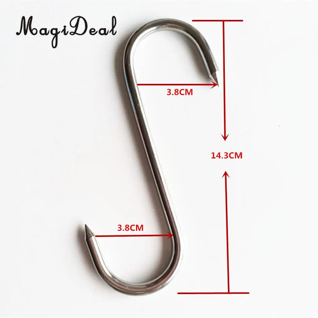 316 Stainless Steel Meat S Hook Kitchen Pan Pot Utensil Hanger Hanging Gear Outdoor Camping Tools Boat Accessories