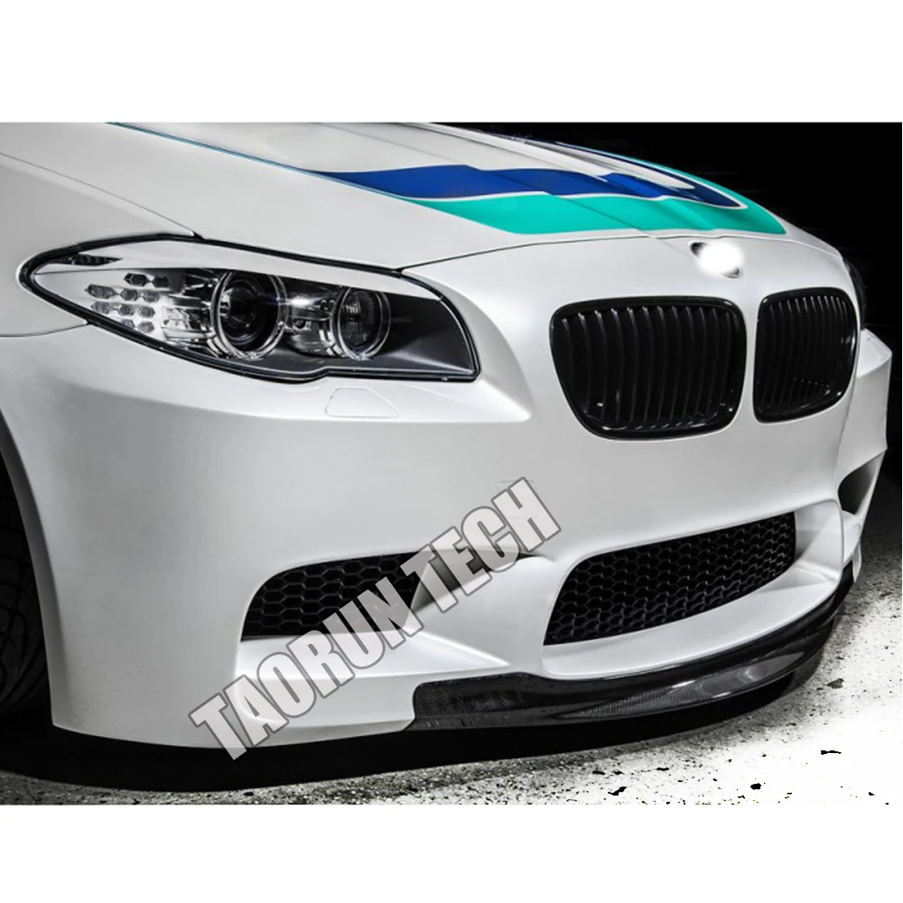 F10 M5 RPK Стиль углеродного волокна передний губы подбородок спойлер для BMW F10 M5 бампер 2010-(не подходит F10 изменить на M5 вид