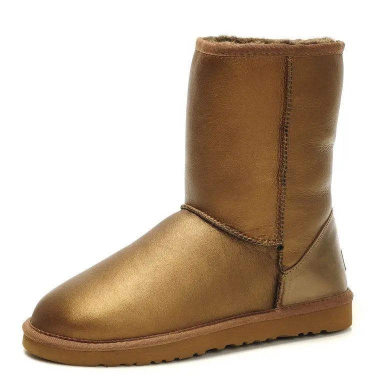 

HOT Ivg ug Australia Women Snow Boots Waterproof Leather Winter Warm Outdoor Short Boots Winter Shoes Unisex Size EU34-45