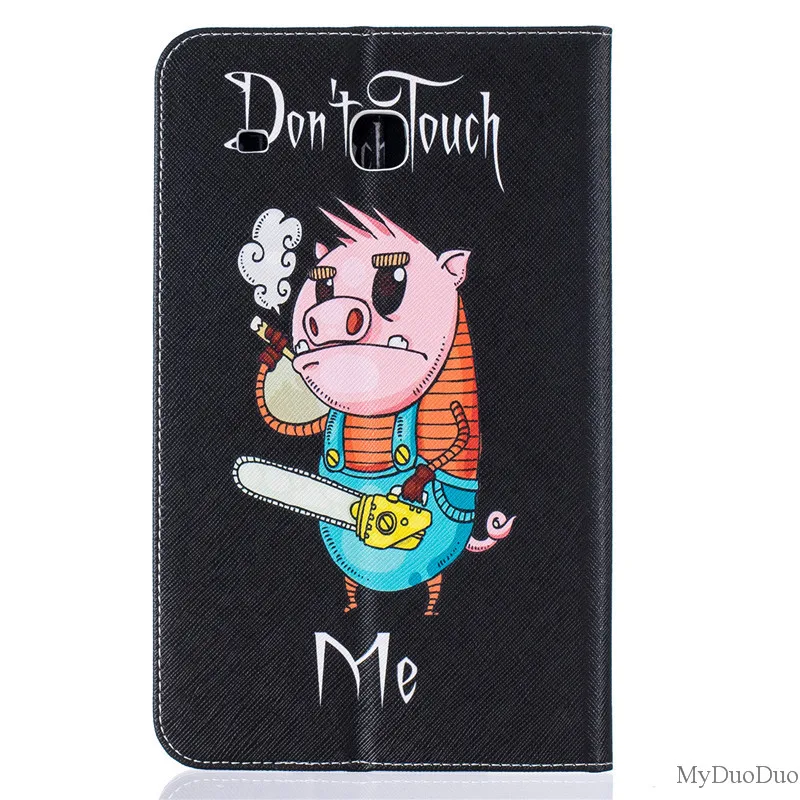 For  Samsung Galaxy Tab E 8.0 SM-T377 T375 T377V  Tablet Case Cover Boy Girls  Cartoon Bear  Butterfly Wallet PU Leather Case  (19)