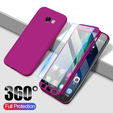360 полный защитный чехол для телефона для samsung Galaxy A3 A5 A7 J7 J5 A6 A8 плюс чехол для samsung A5 A7 A3 чехол Крышка
