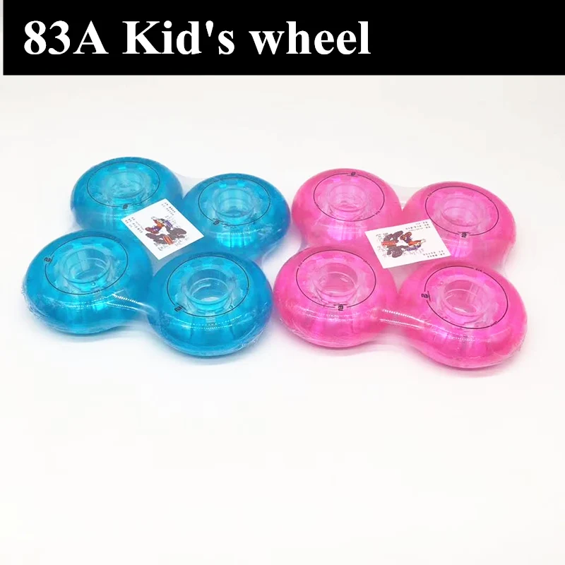 

83A Children's Inline Skates Wheel 64mm 68mm 70mm Skating Wheels for kid's Roller Skating Shoes Rodas Tyre 64 68 70 4pcs/lot