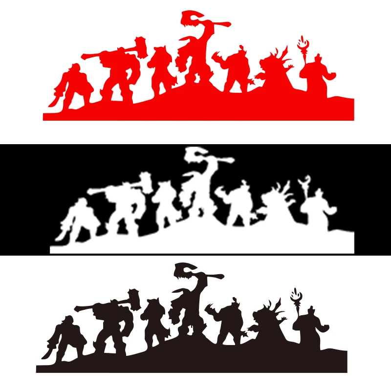 2PCS-58-20cm-for-World-of-Warcraft-Tribe-car-styling-Vinyl-Wall-Car-Stickers-and