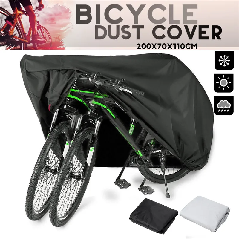 

High Quality 200x 70x110 cm 210D Waterproof Outdoor Motorcycle Moto Cover Electric Bicycle Covers Motor Rain Coat Dust Suitable