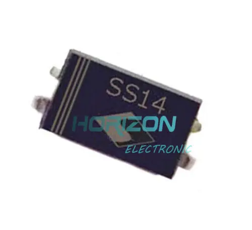

100PCS 1N5819 SS14 40V 1A Schottky Rectifier Diode SMA DO214AC SMD
