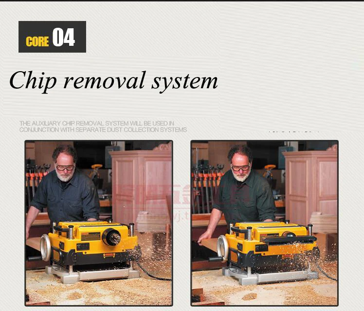 Woodworking Planer 220V 2200W Table Planer Wood Sander Multi-function Small Electric Planer For Woodworking DW735
