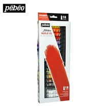 Аутентичные XL Франция Pebeo масляные краски 18 цветов 12 мл материалы для рисования подходит для начинающих студентов картина маслом