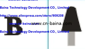 

Diamond bur silicone bur 30B working size diameter 1mm shank size 2.35mm 100pcs jewelry grinding alloy metal tool