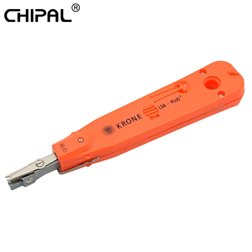 

CHIPAL Original Krone Network Cable Tester RJ45 Crimper RJ11 Cable Tracker Telecom Phone Wire Tool Professional Patch Panel