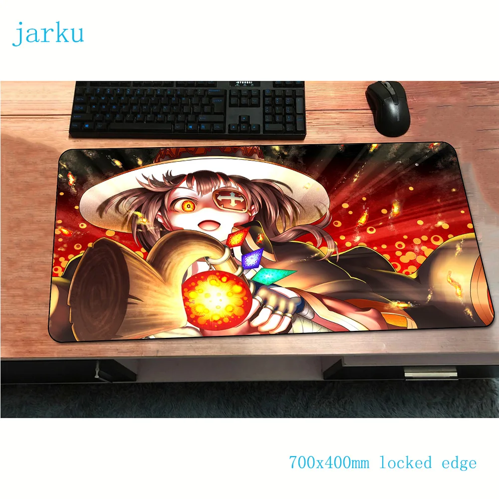 Megumin коврик для мыши 700x400x3 мм Инди поп компьютерный геймер геймпад пк эстетика