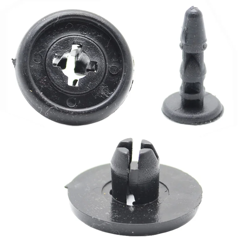 10x Car 7mm Bumper Hood Fender Splash Guard Retainer Clip Fastener For Toyota