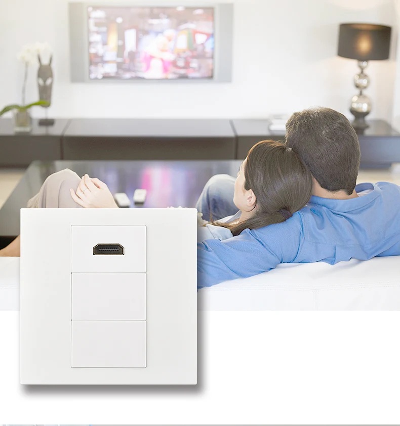 Elbow HDMI Wall Outlet pic 10