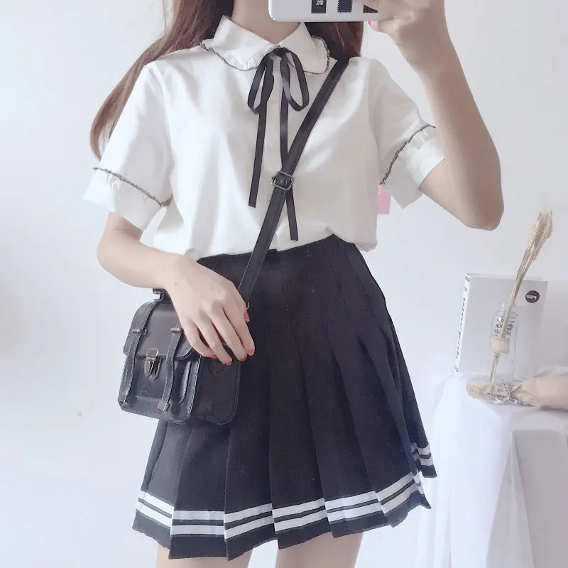 

Japan Japanese School Uniform Cosplay Costume Anime Girl Maid Sailor Lolita Dress