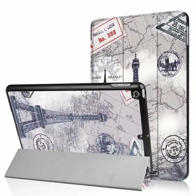 Cartoon Slim Coque for Apple iPad 2017 2018 9.7 Cover Smart Auto Sleep Wake-Up Stand A1822 A1893 PU For iPad 2018 2017 9.7 Case (8)
