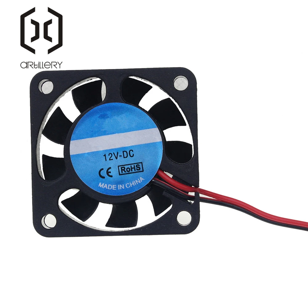 DC 12 V 2Pin البسيطة التبريد مروحة 40 مللي متر 40x40x10 مللي متر صغيرة مروحة العادم ل 3D طابعة