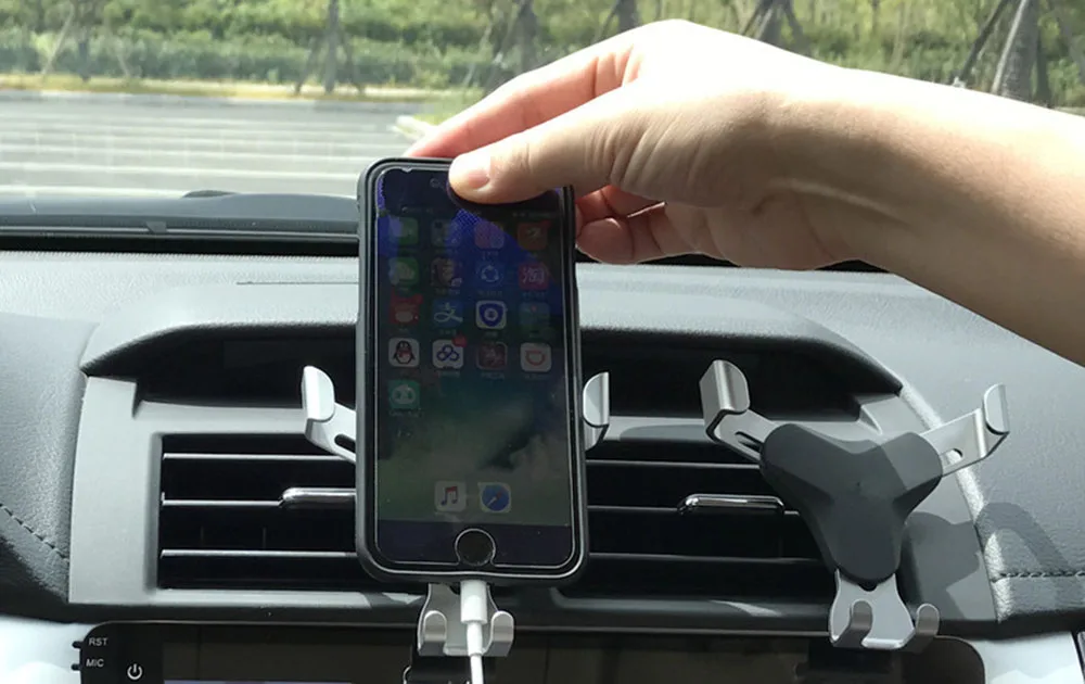 SYRINX Universal Air Vent in Car Mobile Phone Holder Stand For iPhone X huawei mate 10 lite Smartphone No Magnetic Auto Support phone holder phone stand car phone holder cell phone holder