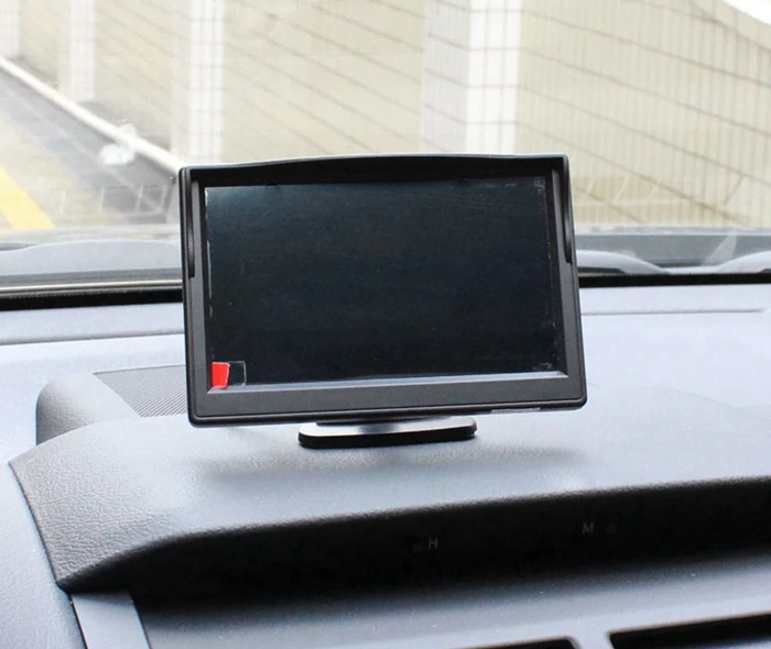 DIYKIT 800 x 480 5 TFT LCD Display HD Car Monitor Rear View Monitor with Suction Cup and Free Bracket For MPV SUV Horse Lorry