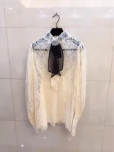 Fashion women’s Blouses & Shirts 2018 Runway Luxury Brand European Design party style women’s Clothing WA11219
