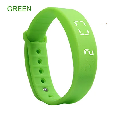Рекламный подарок W5S умные часы Бесшумная вибрационная сигнализация 3D счетчик калорий мониторинг сна для ios android - Цвет: Зеленый