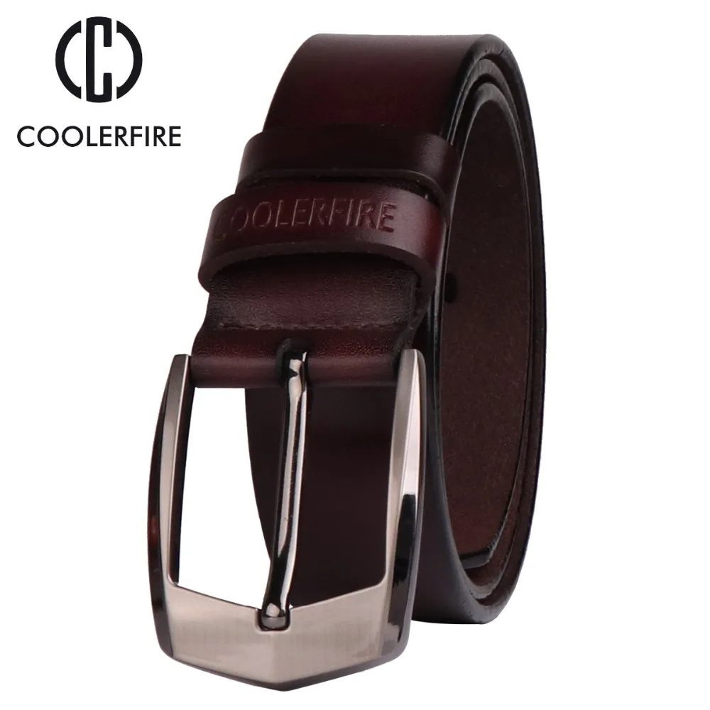 Мужской ремень Coolerfire ковбойский из натуральной кожи высокого качества HQ043|strap