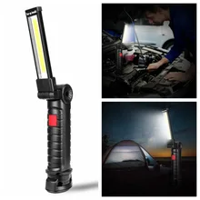 5 Mode COB Flashlight Torch led work light Hanging hook Lanterna Magnetic Portable Outdoor Camping Lamp