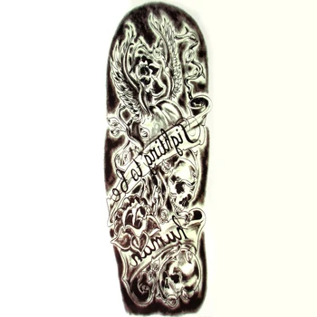 

Large New fighting to be human Temporary Tattoo Stickers Sexy products full arm Immortal Phoenix tatoo Men Fake Tattoo