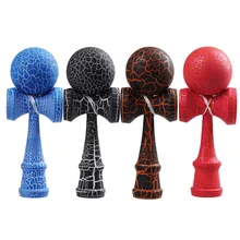 Полный Crack Kendama Профессиональный Деревянная Игрушка Kendama Умелые Жонглирование Мячом Игрушки Игры Подарок Для Детей Взрослых Рождество Игрушка в Подарок