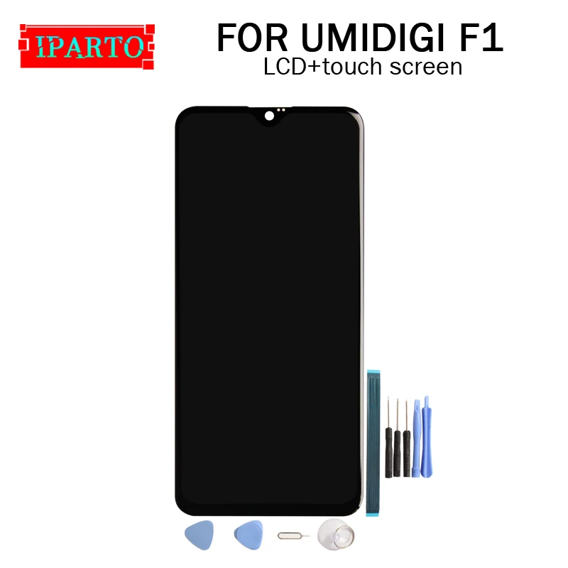 

6.3 inch UMIDIGI F1 LCD Display+Touch Screen Digitizer Assembly 100% Original New LCD+Touch Digitizer for UMIDIGI F1+Tools