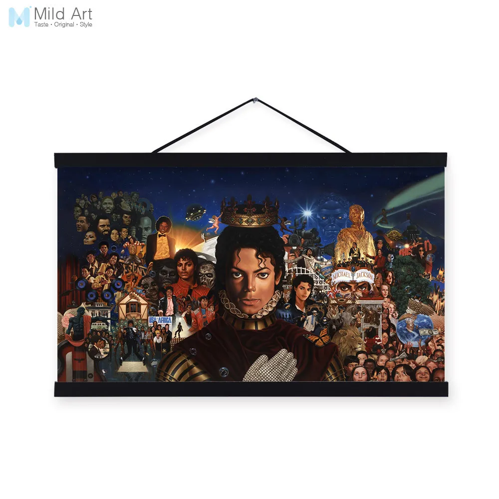 

Michael Jackson Modern Vintage Large Poster Prints Retro Pop Music Celebrity Canvas Paintings Home Bedroom Wall Art Decor Gifts