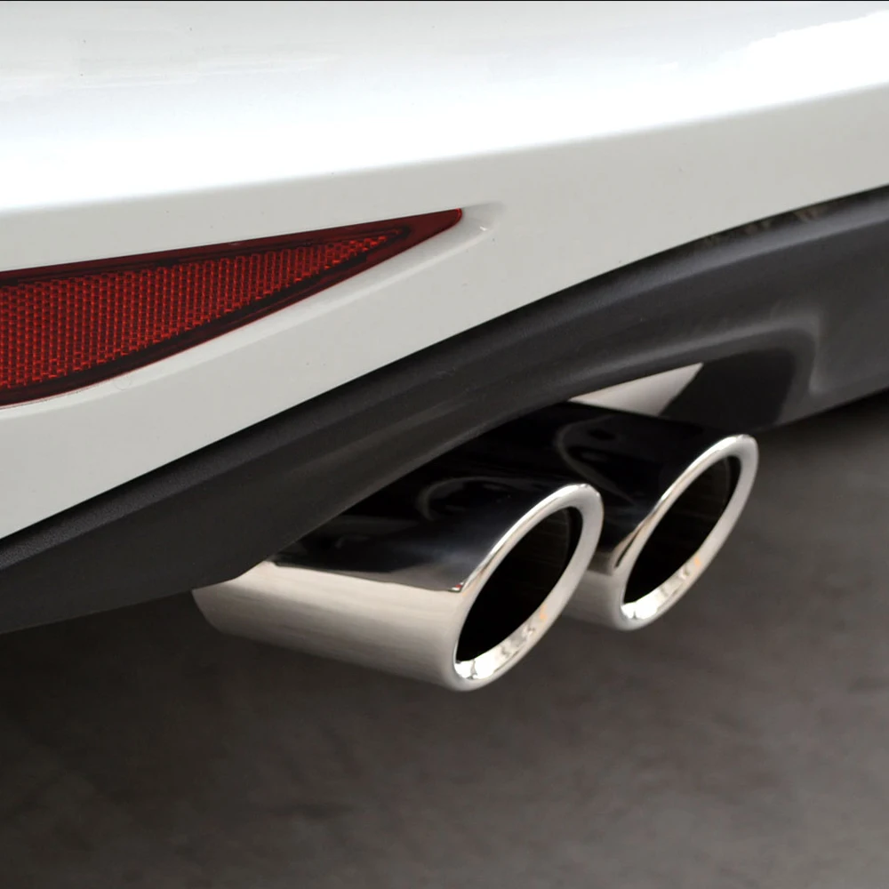 

Car Styling Muffler tail pipe For Volkswagen VW Beetle A5 Eos Golf 5 6 7 Jetta 6 Passat B6 B7 B8 CC 1 Cross Polo 5 Scirocco 3rd