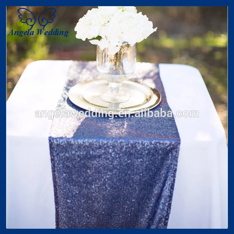 RU017F 2016 New beaded tiny sequence matte navy blue ...