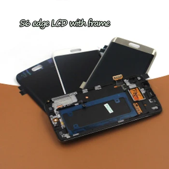

For Samsung Galaxy S6 Edge LCD G925 G925F SM-G925F Display Touch Screen Digitizer Assembly with frame For Samsung S6 Edge LCD