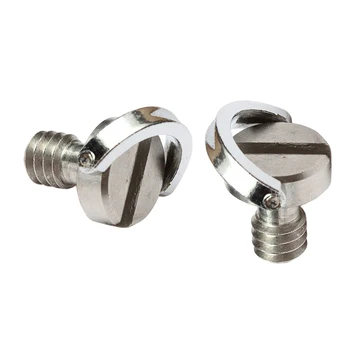 

Centechia Camera Tripod Captive 1/4 Inch Folding D-Ring Adapter Screw Cam Tripod Monopod Quick Release Plate for Camera