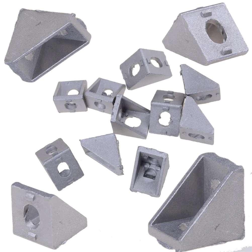 10Pcs/lot Aluminum Brace Corner Joint Right Angle Bracket Joint L Shape