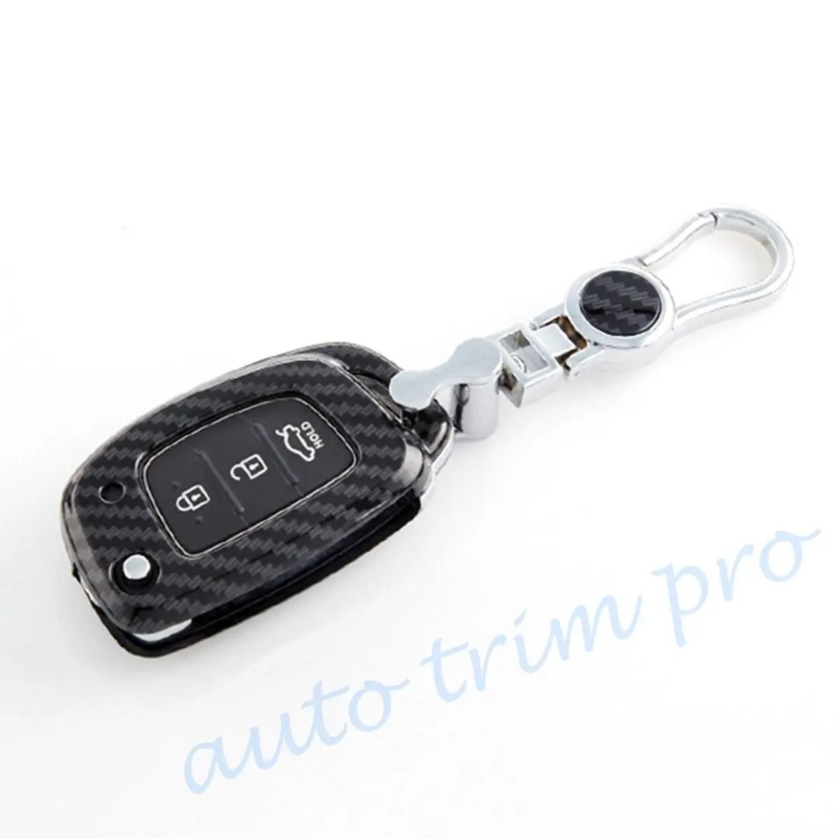 Крышка для ключа, крышка, запчасти, подходит для hyundai ix45 ix25 ix35 Mistra Verna, брелок, чехол, сумка, держатель, аксессуары, отделка из углеродного волокна