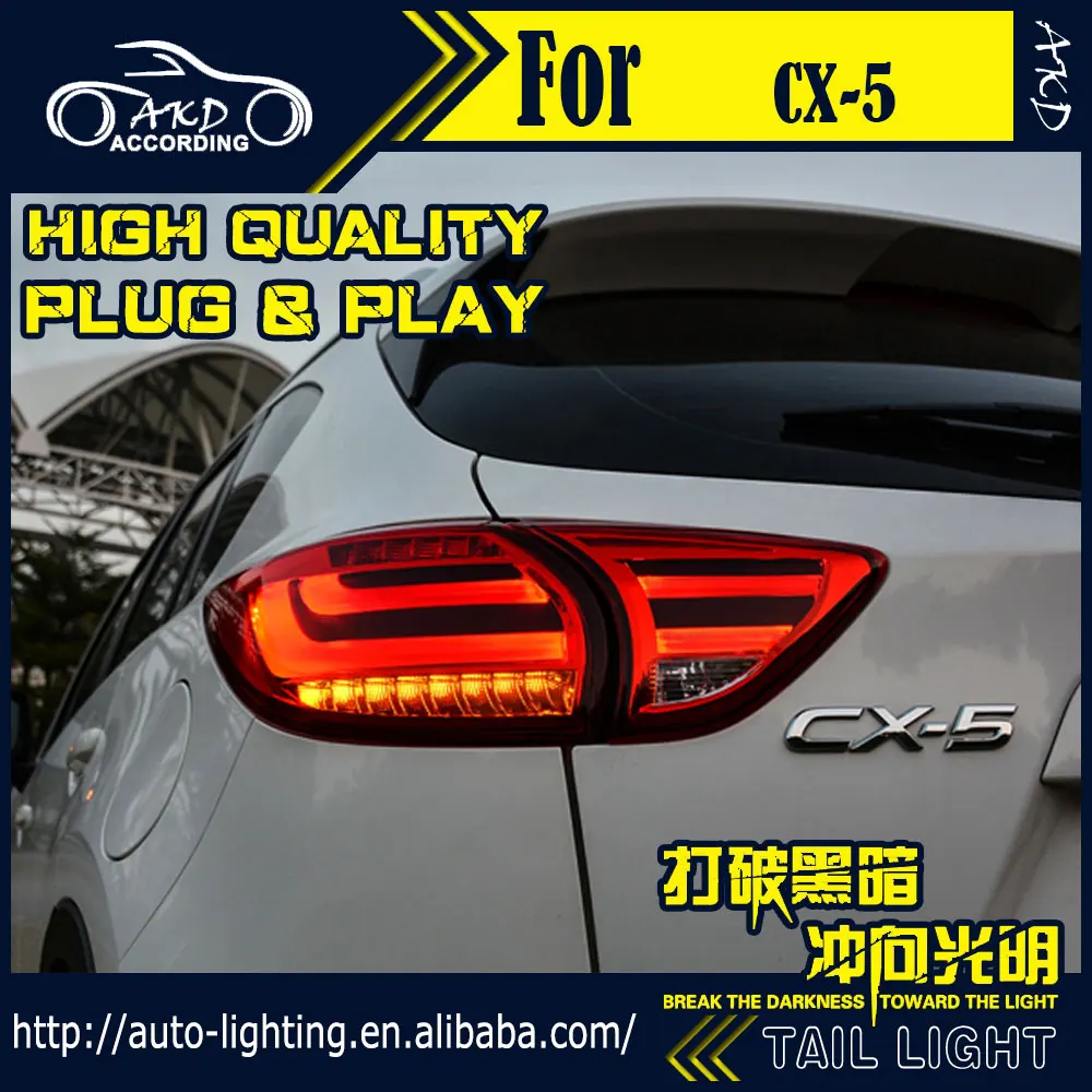

AKD Car Styling Tail Lamp for Mazda CX-5 Tail Lights CX5 LED Tail Light LED Signal LED DRL Stop Rear Lamp Accessories