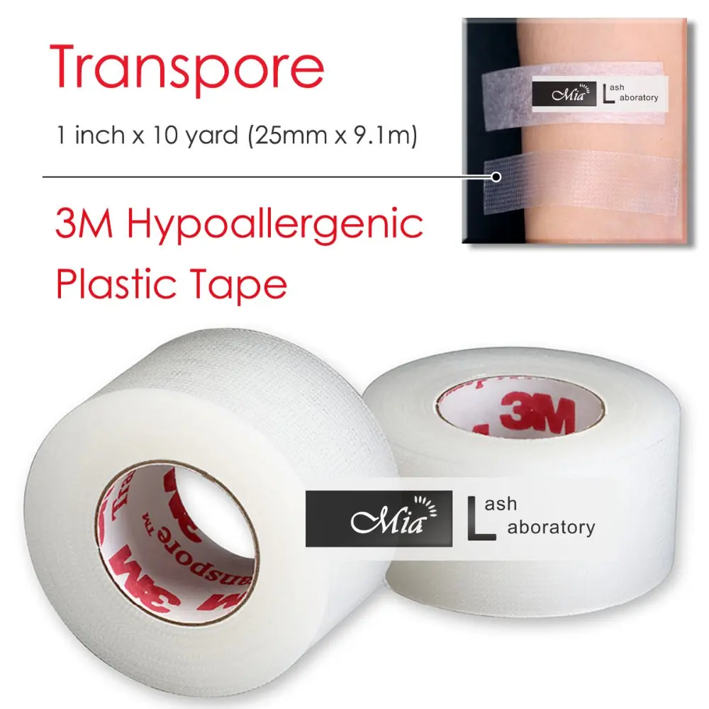

[1''] Transpore 3M Tape Eyelash Extension Clear Medical Breathable