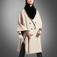 Пальто с пуговицами, обычное, однотонное, байан Кабан, зимнее, новое, высококачественное, на заказ, шерстяное, твидовое пальто, кашемировая накидка
