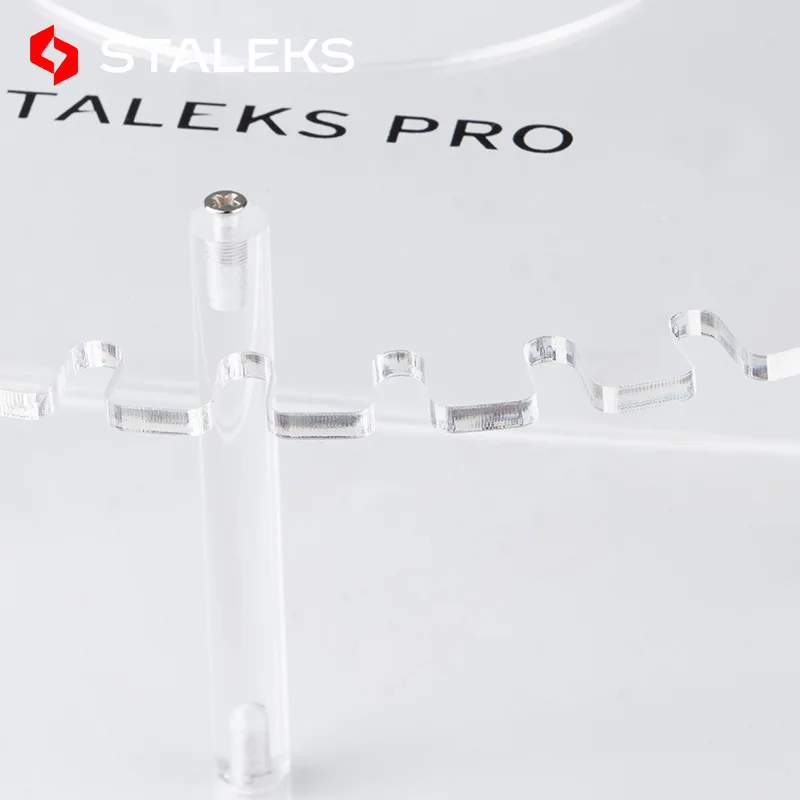 STALEKS PRO 20 слотов Пинцет для хранения дисплей стенд акриловая двухслойная демонстрационная полка