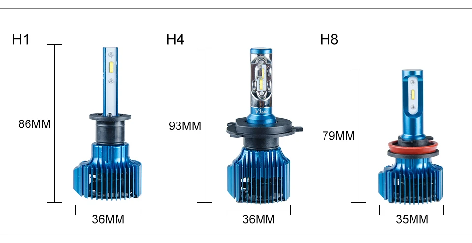 Aceersun Автомобильный светодиодный H4 лампы для передних фар H7 H11 H1 мини 9005 9006 9012 H15 72 W фары для 12000LM обеспечивают работу раздельного освещения противотуманная фара 12 V 24 V csp-кристаллов