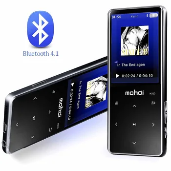 

MP3 Player 8GB Bluetooth4.1 Music Player 2.4 Inch HD LCD Display Portable Player with Speaker Digital FM Radio,E-book,TF card